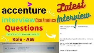 Accenture latest interview experiences | interviewer not joined | accenture off campus drive 2022