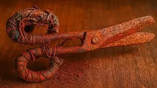 Destroyed by Rust! Can We SAVE This Old Scissors? (Unbelievable Transformation)