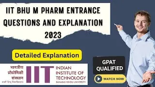 IIT BHU MPHARMA ENTRANCE PAPER| #mpharm #mpharmacy  #iitbhu #gpat2025