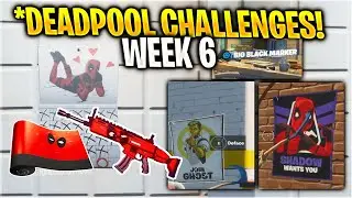 How to find Deadpool's Big Black Marker & Deface GHOST or SHADOW Posters!