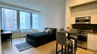 Big Open studio with w/d in unit in Financial District -NYC rentals