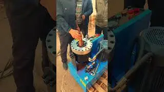Steel pipe rental station construction site cannon head production shrink machine
