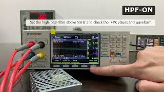 MICROTEST 7140 Power Analyzer｜High-Pass Filter｜for switched-mode power supply filtering performance