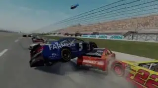 NASCAR 15 Victory Edition Crash || Huge Flip at Talladega