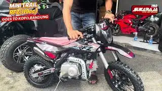 MINI TRAIL RFZ(110cc)KITA KIRIMKAN COD KE KOPO, BANDUNG #sukarajamotorminibandung 