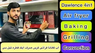 Dawlence microwave oven . Dw - 530 Air fryer review .  top microwave oven . review with dani
