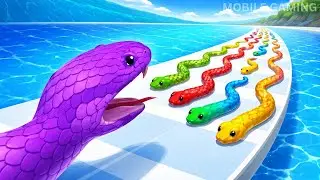 Snake Run Race 3D Gameplay on iPad Pro M5 | MOBILE GAMING 