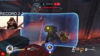 SUPER PRO REINHARDT GAMEPLAY OVERWATCH SEASON 33 TOP 500