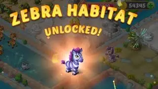 Evermerge: Merge 3 puzzle ! zebra habitat unlocked