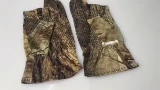 GUGULUZA Camo Fishing Gloves: Camo, Anti-Slip, Elastic, 3 Fingers
