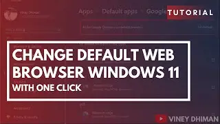 How to Make Chrome or Firefox as default browser in Windows 11 with one click