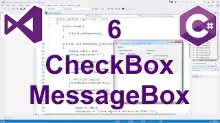 Tutorial Programación Windows Forms C# 6 --- CheckBox y MessageBox