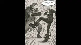 Ben Beckman vs sanji fight they go over all for their captain fight till last and became friend#anim