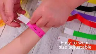 Pulseras De Papel Pulseras De Identificaci&oacute;n Pulseras 600 Pi