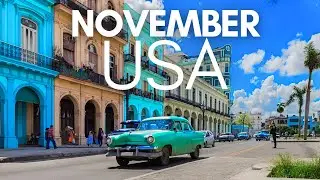 Места для посещения в ноябре в США &mdash; Видео о путешествиях