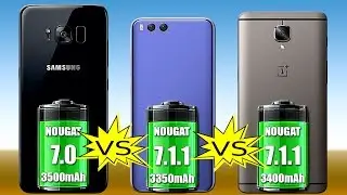 Xiaomi Mi6 Battery Life Drain Test! (vs Galaxy S8 Plus & OnePlus 3T)