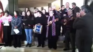 De Belém vimos com os pastores dar boas festas aos meus  senhores