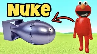 ELMO FAMILY VS NUKE In Garry's Mod!