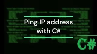 Visual Studio C# - How to Ping IP | Tutorial