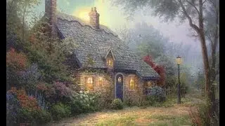 Moonlight Cottage by Thomas Kinkade