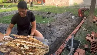 DELICIOSO ASSADO DE ANCHOVA E INICIANDO A CONSTRU&Ccedil;&Atilde;O DA MINHA CASA . REALIZA&Ccedil;&Atilde;O DE UM SONHO.