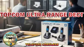 ☎️Telefono Cordless Potente Design Ergonomico Topcom Ultra Range Dect 📟@DroneGenerationEquipment