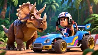 Dino Dexter and the Jelly Rocket | Dinosaur Adventure Rhyme for Kids | Nursery Rhymes & Fun Songs