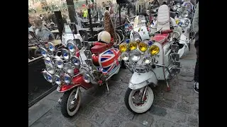 Lancashire Scooter Alliance meet, Salford Knights, Manchester, July 2023