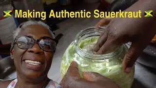 Making Authentic Sauerkraut in Jamaica | Traditional Fermentation Process