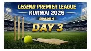 DR.AJAY 11 vs RSM WARRIORS live cricket match | LEGEND PREMIER LEAGUE KURWAI 2026 live - Govt Colle