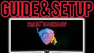 MSI Optix MAG342CQ Ultrawide Display guide & setup basics
