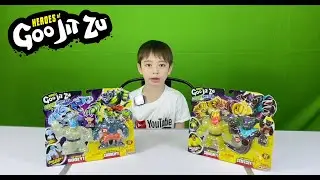 Heroes of Goo Jit Zu Glow Shifter Versus Pack  Shadowfang Viper Ultraglow Tyro Shadowclaw Rock Jaw