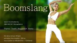 #iClone - Boomslang - #94bpm - dance animation