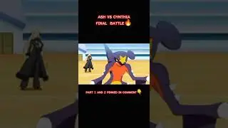 Pokemon journeys episode 125 Satoshi (ash) vs shirona (Cynthia) FINAL BATTLE @Tanikita entertainment
