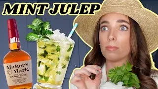 WHISKEY FAN MAKES A MINT JULEP FOR THE FIRST TIME / Irish Girl makes Cocktails | Ciara O Doherty