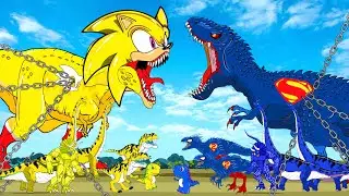 SHIN SONIC TAPES DINOSAURS VS T-REX, BRACHIOSAURUS, GODZILLA: Who Will Win Dinosaurs In Jurassic?