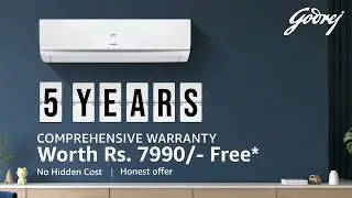 5-Year Warranty on Godrej ACs &ndash; No Hidden Costs!