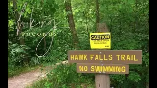 Hiking at Hawk Falls in the Poconos!
