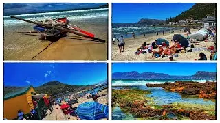 Cape Town False Bay beach tour - Muizenberg, St James, Fish Hoek & Boulders Beach #cometravelwithme