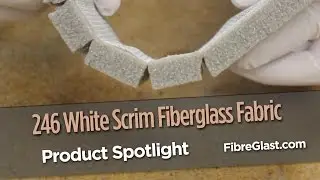 246 White Scrim Fiberglass Fabric