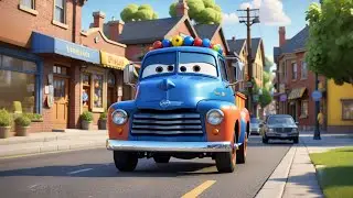 Tommy Truck Turns the Wheel | Vehicle Song for Kids | Learn Directions & Movement | Nursery Rhymes