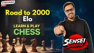 Day1: Reaching 2000 on ChessCom #chesslivestream #chess