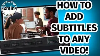 HOW TO ADD SUBTITLES TO ANY VIDEO in LESS THAN 3 MINUTES! - Dim Tutorials