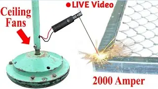 Ceiling Fan High Ampere Welding machine | 2000Ampere Homemade welding machine