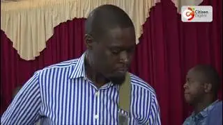 Governor sakaja  on base guitar 🎸 with Grace M  ministering during church service