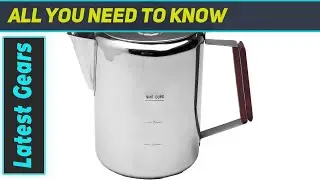 Texsport 9 Cup Stainless Steel Percolator Coffee Maker: Brewing Perfection for Your Outdoor