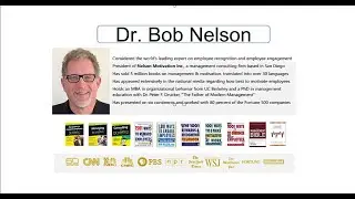 Dr Bob Nelson - 7 New Ways to Motivate & Manage Virtual Workers