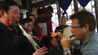 Summertime with Shofar!!!  Arik Livnat playing at Hutong  胡同 in Beijing