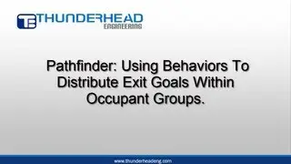 Pathfinder: Using Behaviors to Distribute Exit Goals Within Occupant Groups