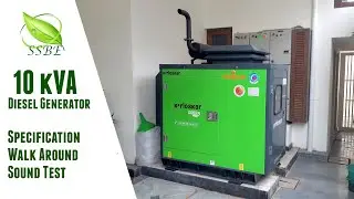 10 kVA / 8 kW Air Cooler | Diesel Generator  | Specification | Kirloskar Green | SSBE